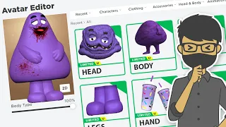 MIRIP BANGET!! BIKIN KARAKTER GRIMACE SHAKE DI ROBLOX