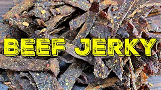 BEEF JERKY SELBSTGEMACHT - DÖRRFLEISCH AUS DEM SMOKER - THAI BEEF JERKY