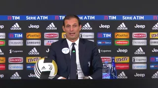 Allegri: "Sarri? Se vieni eliminato da tutto è normale che giochi dopo"