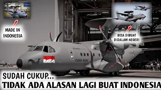 BANGGA ‼️Sekarang Indonesia sudah mampu membuat "badan" pesawat AEW&C dan AWACS di dalam negeri 😎