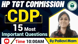 HP TGT Commission | CDP | 15 Most Important Questions | CivilsTap Teaching Exams