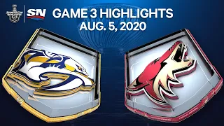 NHL Highlights | Predators vs. Coyotes, Game 3 – Aug. 5, 2020