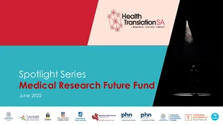 Submitting a successful MRFF grant application and growing success in SA