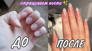 как БЫСТРО и ЛЕГКО ОТРАСТИТЬ НОГТИ✨💅🏻Мой опыт