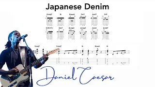 Japanese Denim Guitar Chords - Daniel Caesar