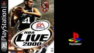 NBA Live 2000 (Sony Playstation) Knicks vs Trail Blazers (Gameplay) The PS1 Files