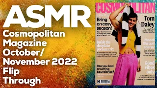 ASMR  Cosmopolitan magazine October/November 2022 flip through, StevenAntonyASMR