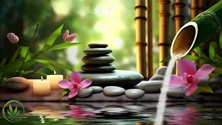 Relaxing Piano Music Bamboo Water Fountain - Heals the Mind, body and Soul - Deep Sleep