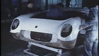 First Corvettes Being Built - 1953