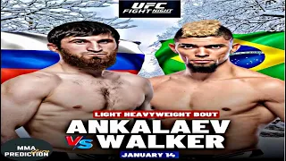 Magomed Ankalaev vs Johnny Walker Predictions |UFC Vegas 84 FULL Card Predictions|