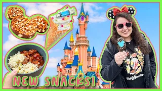 NEW Food at DISNEYLAND PARIS | Churros, Asian Food, Cake Pops, Sweet Pizzas & MORE 2024