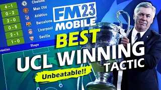 Carlo Ancelotti's Unbeatable Tactic in FM23 Mobile!