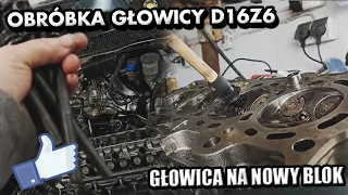 ZMIANA GŁOWICY VTEC D16Z6 NA BLOK BEZ VTEC D15B2 , DOKRĘCANIE I DOCIERANIE ZAWORÓW [ODC.4 BIAŁA]