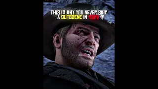 Skipping A Cutscene In RDR2 Is A Bad Idea 💀 - #rdr2 #shorts #reddeadredemption #recommended #viral