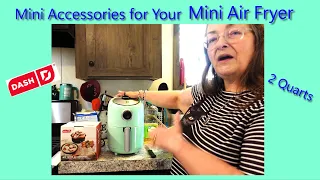 Dash 2 Quart Mini Air Fryer Accessories ~ These are AWESOME!!!