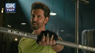 Hrithik Roshan on the new GK TMT TVC. शानदार Strength, बेमिसाल Flexibility - GK TMT #hrithikroshan