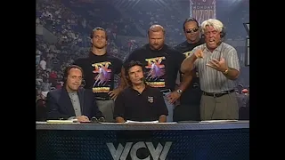 WCW Stars spray paint a NWO Limo! + Horsemen Promo on NWO Sting
