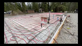 Building our Alaskan Dream Home/Shop Pt. 8 plumbing and concrete