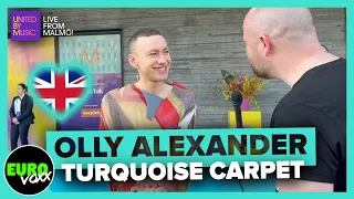 🇬🇧 OLLY ALEXANDER - DIZZY (TURQUOISE CARPET INTERVIEW) // UK EUROVISION 2024