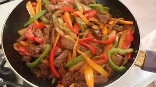 FAJITAS DE CARNE RIQUISIMAS Y FACIL WOW