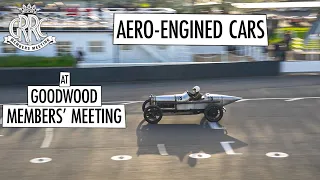 Aero-Engined Cars at Goodwood Members' Meeting!