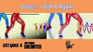 Just Dance Pictograms Comparison | Oops!...I Did It Again