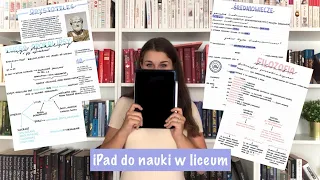 IPAD ZAMIAST ZESZYTU DO NAUKI W LICEUM (informacje/notatki/pytania)||ŁapChwile|| back to school