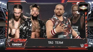 Raw May 23 2016 Enzo Amore & Big Cass Vs The Dudley Boyz WWE 2k16 Full Match 720p