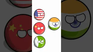 India In 1971 War (USSR) #shorts #trending #countryball #shortsfeed #ussr