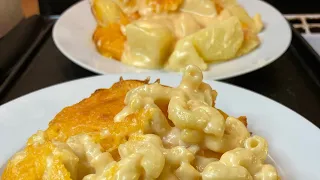 OLD SCHOOL MACARONI AND CHEESE 🧀/OLD SCHOOL CHEESY AU GRATIN POTATOES🥔 /HAPPY THANKSGIVING  🦃🍁🦃
