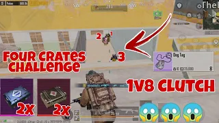 Trying @ivanGamingYT Four Crates Challenge | metro royale