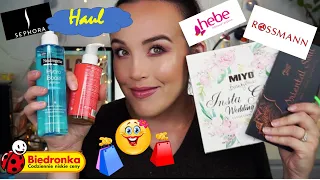 Haul kosmetyczny, Sephora, Rossmann, Hebe,Tune, Miyo, Benefit, Paese i inne, Dużo NOWOŚCI💄🔥