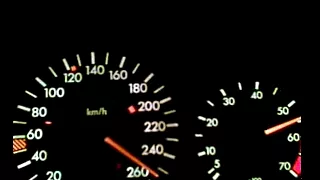 MERCEDES 500SL  0-260km/h
