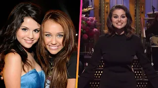 SNL: Selena Gomez IMPERSONATES Miley Cyrus, Jokes About Dating