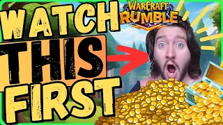 WATCH THIS BEFORE YOU PLAY WARCRAFT RUMBLE! Golden Rules for Spending Gold and Playing the Game!