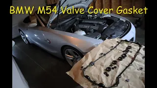 BMW M54 Valve Cover Gasket Replacement