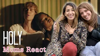 MOMS REACT to Justin Bieber - Holy ft. Chance The Rapper - SURPRISING REACTION!