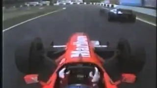 Lapped Hill Holds Up Schumacher at Suzuka 1997