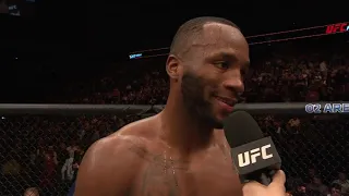 UFC London: Leon Edwards Octagon Interview