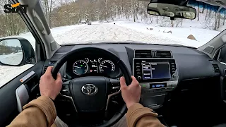2023 Toyota Land Cruiser "Prado" | Winter POV Test Drive - part 2