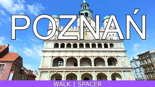 Poznań  - Poland, walking tour | 4K