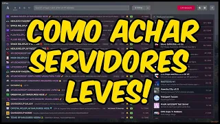 COMO ENCONTRAR SERVIDORES LEVES NO FIVEM! SEGUE AS DICAS!