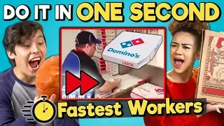 Try to Complete In One Second Challenge (Fastest Workers)