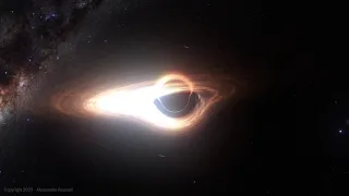 Simulation #4 Black Hole with Disc [4K]