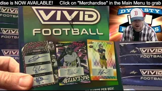 2024 Leaf Vivid Football Card 10 Box Case Break #3   Sports Cards