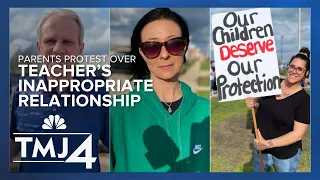 Parents protest response to teacher allegations