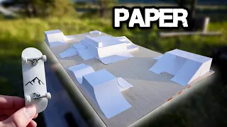 D.I.Y Paper FINGERBOARD Skate Park!