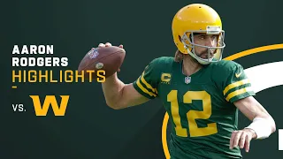 Aaron Rodgers' Best Throws from 3-TD Game vs. Washington | NFL 2021 Highlights