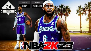 The NBA 2K23 MYPLAYER BUILDER..