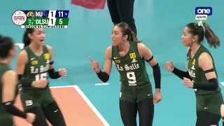 Coronel DELIVERS HOT SPIKES for DLSU vs NU 🔥 | UAAP SEASON 86 WOMEN'S VOLLEYBALL